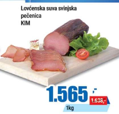 Lovćenska suva svinjska pečenica KIM