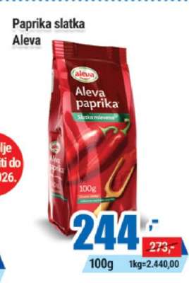 Paprika slatka Aleva