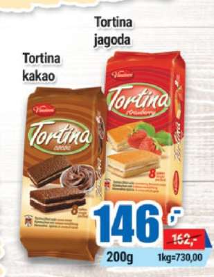 Tortina kakao