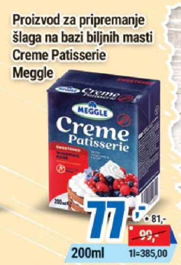 Creme Patisserie Meggle