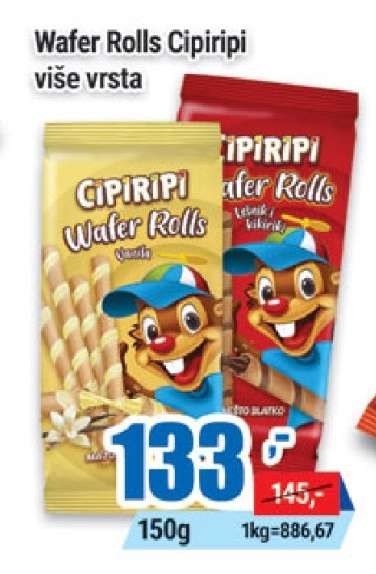 Wafer Rolls Cipiripi