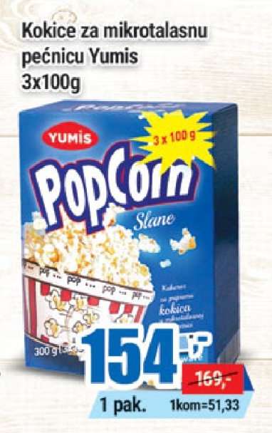 Kokice za mikrotalasnu pećnicu Yumis