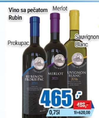 Vino sa pečatom Rubin