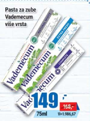 Pasta za zube Vademecum