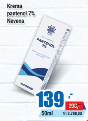 Krema pantenol 7% Nevena