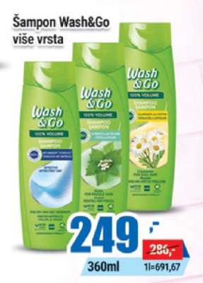 Šampon Wash&Go