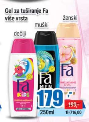 Gel za tuširanje Fa