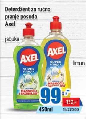 Deterdžent za ručno pranje posuđa Axel
