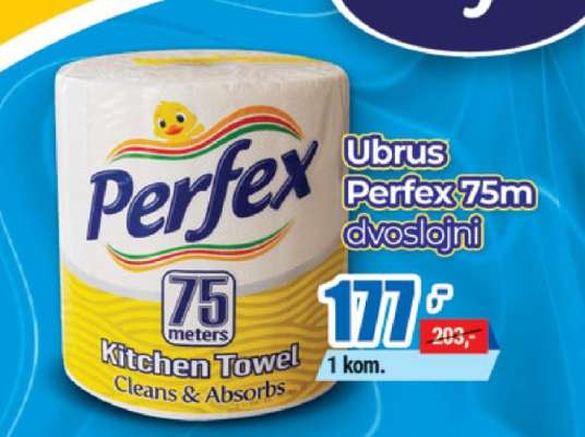 Ubrus Perfex 75m dvoslojni