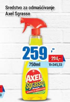 Sredstvo za odmašćivanje Axel Sgrasso