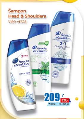 Šampon Head & Shoulders