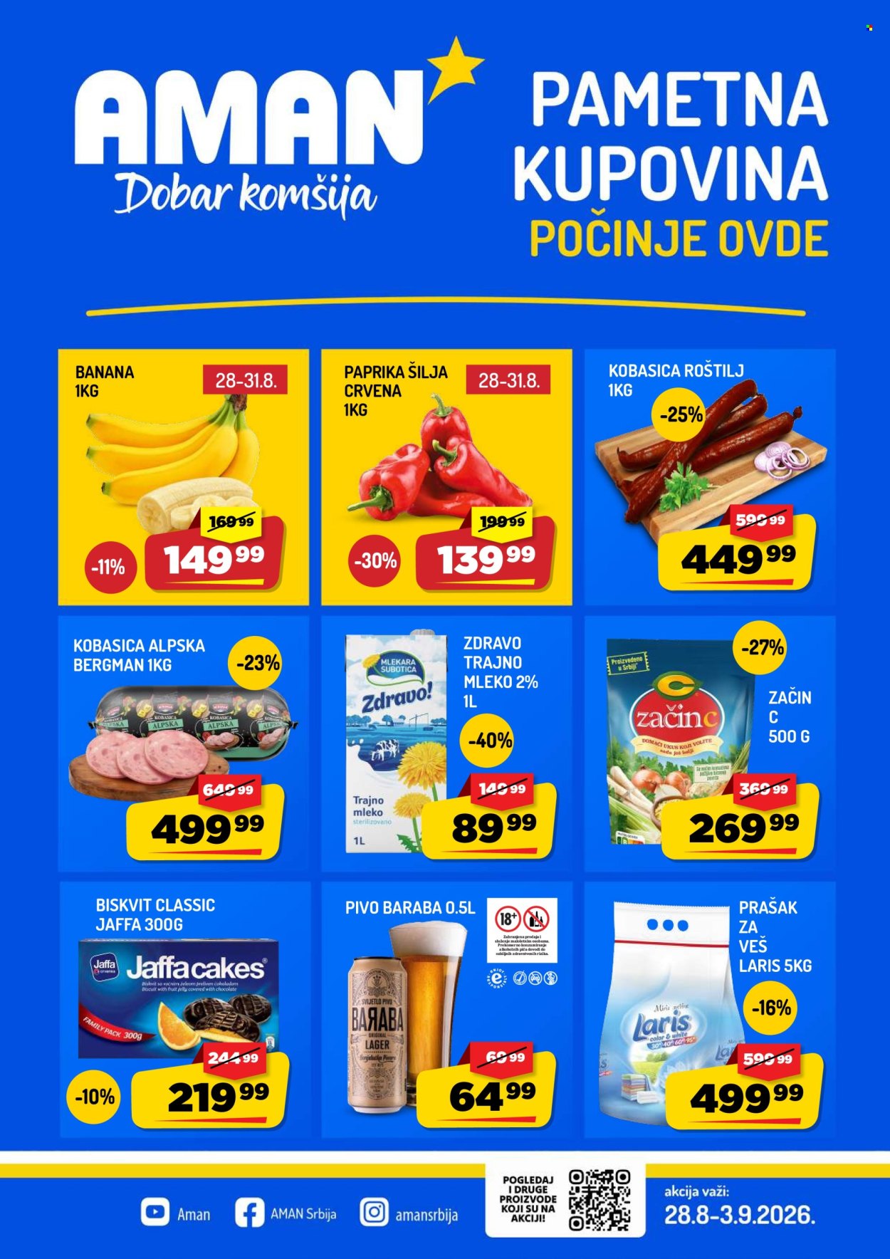 Aman katalog - 28.08.2026 - 03.09.2026. Stranica 1