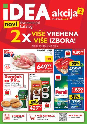 Idea katalog - 31.08.2026 - 13.09.2026.