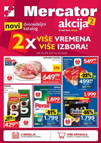 Mercator Centar katalog - 31.08.2026 - 13.09.2026.