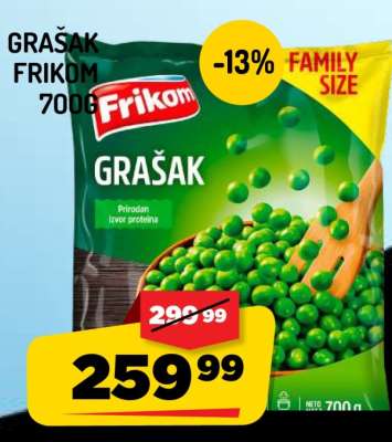 Grašak Frikom 700g