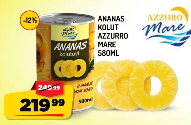ANANAS KOLUT AZZURRO MARE 580ml