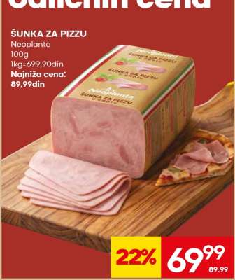 ŠUNKA ZA PIZZU