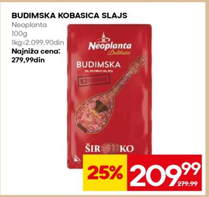 BUDIMSKA KOBASICA SLAJS