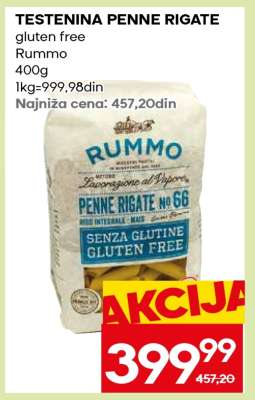 Testenina Penne Rigate