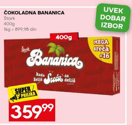 ČOKOLADNA BANANICA
