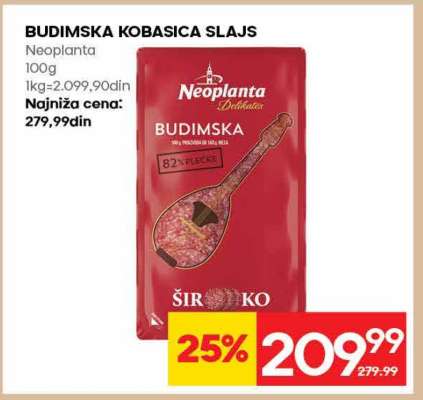 BUDIMSKA KOBASICA SLAJS