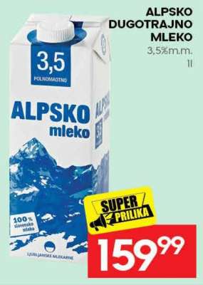 ALPSKO DUGOTRAJNO MLEKO