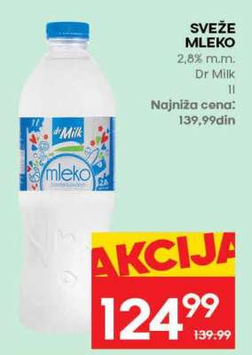 sveže mleko