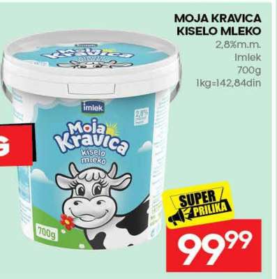 MOJA KRAVICA KISELO MLEKO