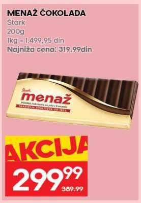 Menaž čokolada
