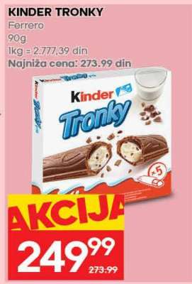 KINDER TRONKY