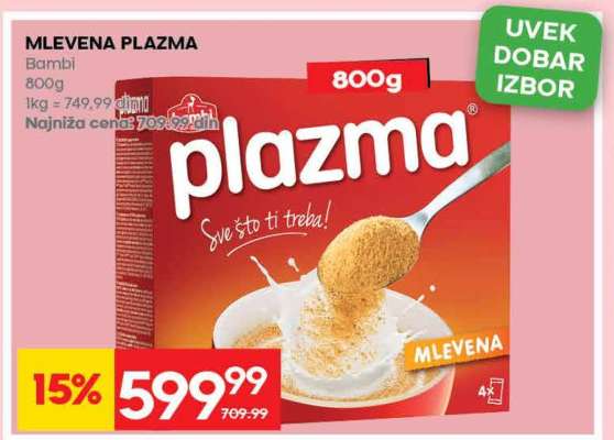 MLEVENA PLAZMA