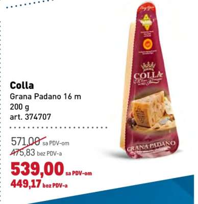 Colla Grana Padano 16 m