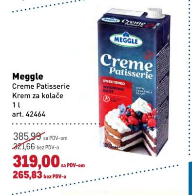 Meggle Creme patisserie