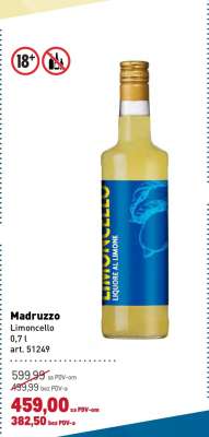 Madruzzo Limoncello