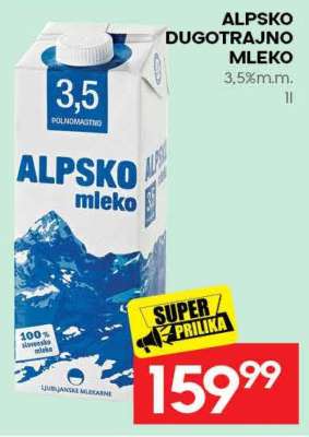 ALPSKO DUGOTRAJNO MLEKO