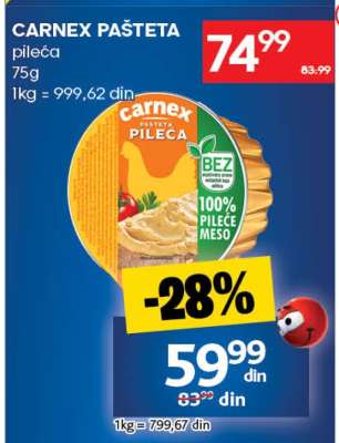 CARNEX PAŠTETA