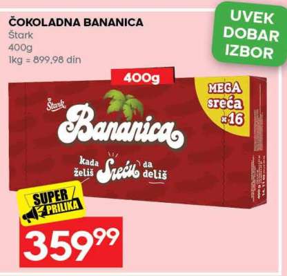 ČOKOLADNA BANANICA