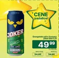 Energetsko piće Guarana joker kiwi 0,5l