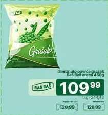 Smrznuto povrće grašak Baš Baš