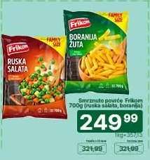 Smrznuto povrće Frikom 700g (ruska salata, boranija)