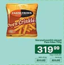 Smrznuti pomfrit rebrasti Farm Frites 750g