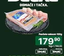 Pančeta vakuum 100g