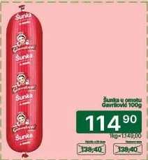 Šunka u omotu Gavrilović 100g
