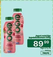 Jogurt vodni Ego jagoda/rabarbara 330g
