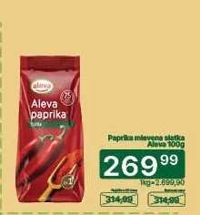 Paprika mlevena slatka Aleva 100g