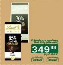 Čokolada crna excellence Lindt 100g (više vrsta)