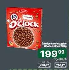 Žitarice kakao kuglice Choco o'clock 200g