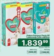 Pelene Pampers pants gp
