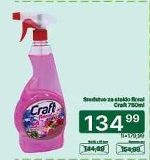 Sredstvo za staklo floral Craft 750ml