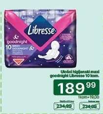 Ulošci higijenski maxi goodnight Libresse 10 kom.